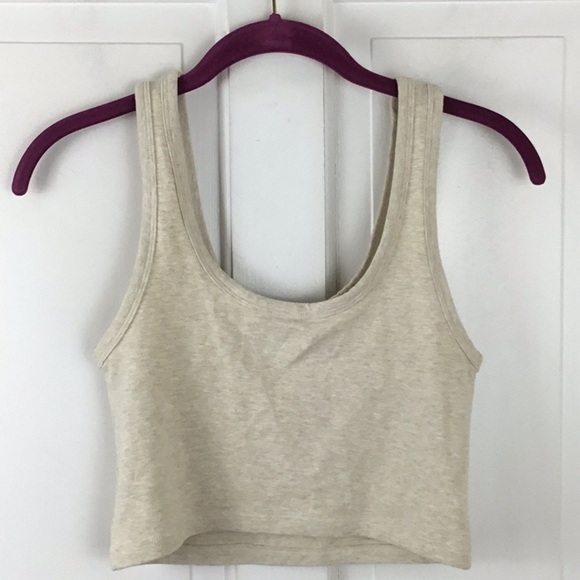 Pacsun Contour Crop Top Natural - Picture 2 of 6